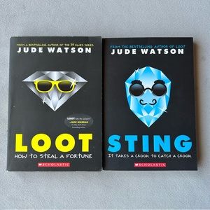 Set of 2 ~ Loot & Sting ~ Jude Watson ~ Paperback